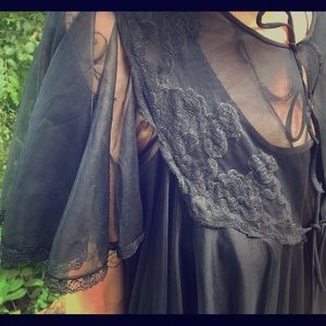 Vintage lingerie/cover up